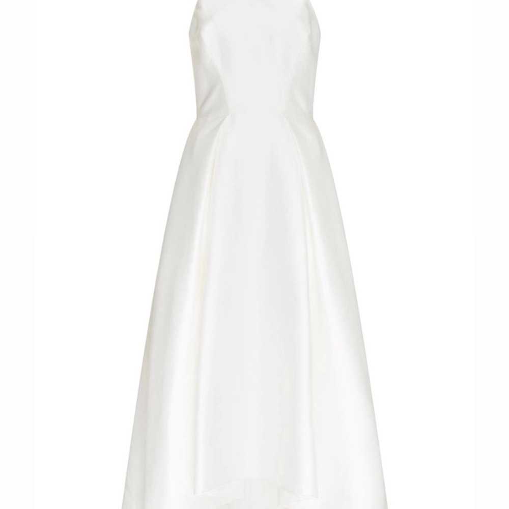 Monique Lhuillier Cream High Low Dress - Picture 2 of 7